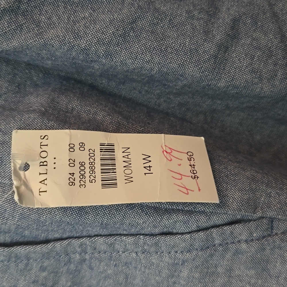 Talbots Blue Women's Bermuda Shorts - Picture 2 of 6